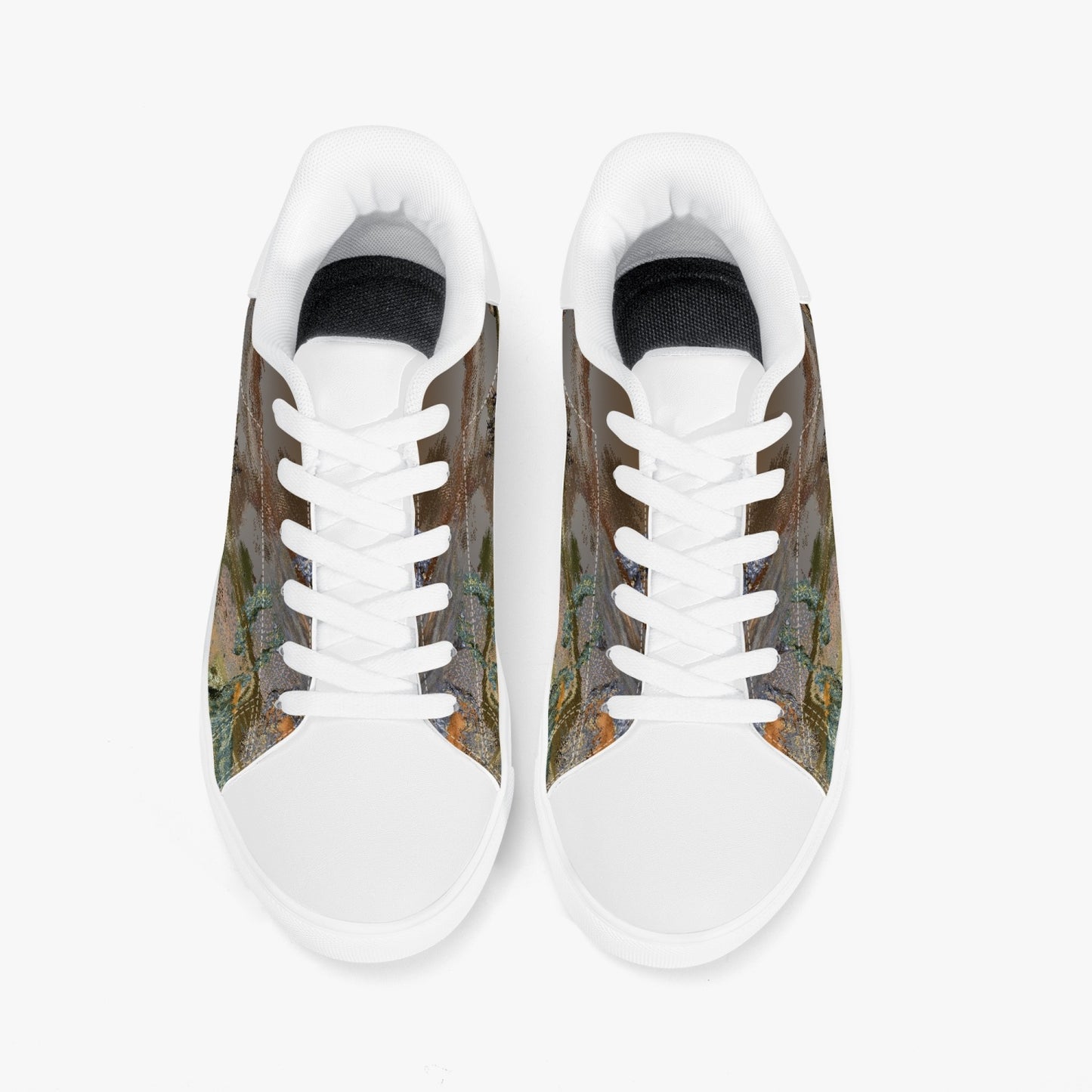 190. Classic Low-Top Leather Sneakers - White/Black BOJr design