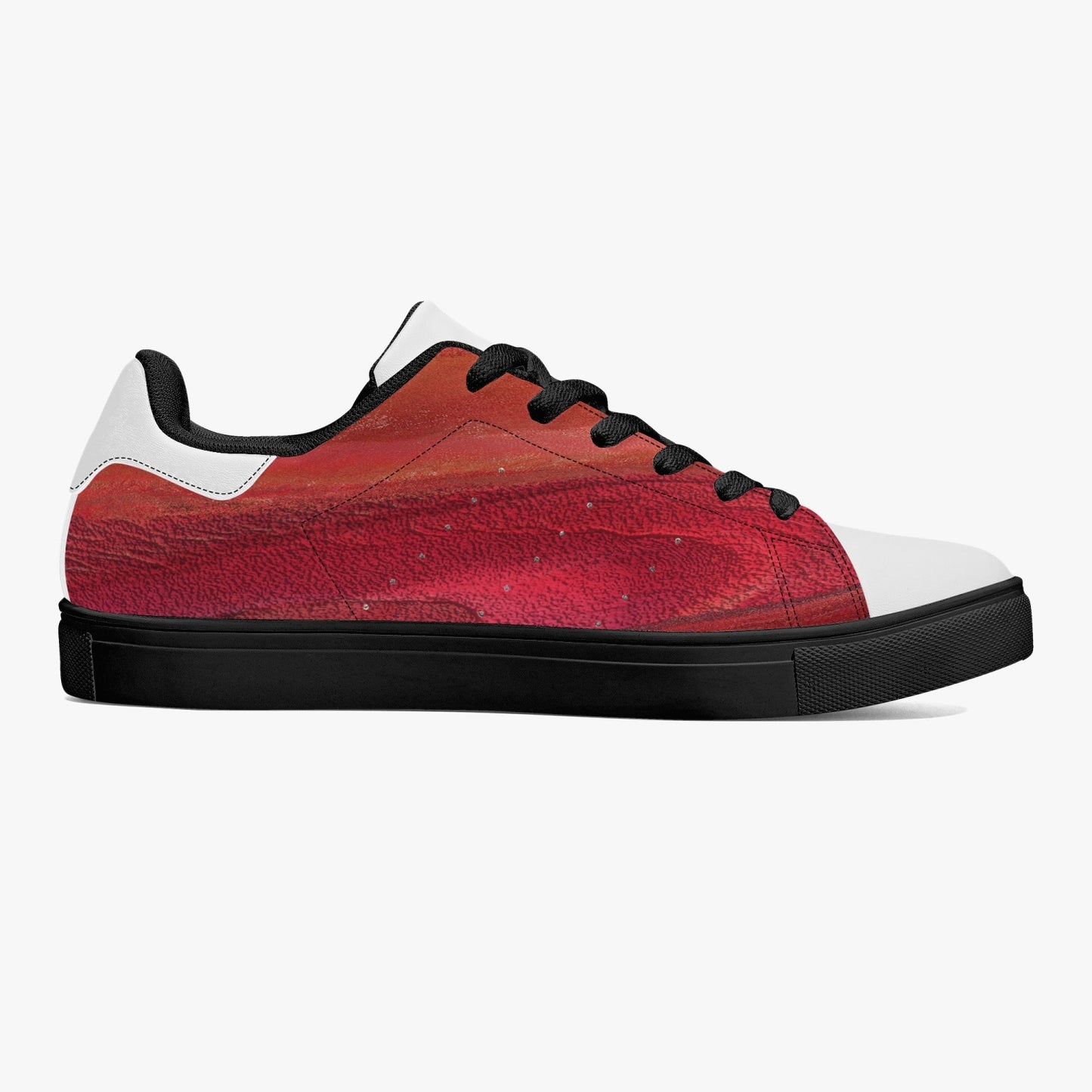 190. Classic Low-Top Leather Sneakers - White/Black BOJr design