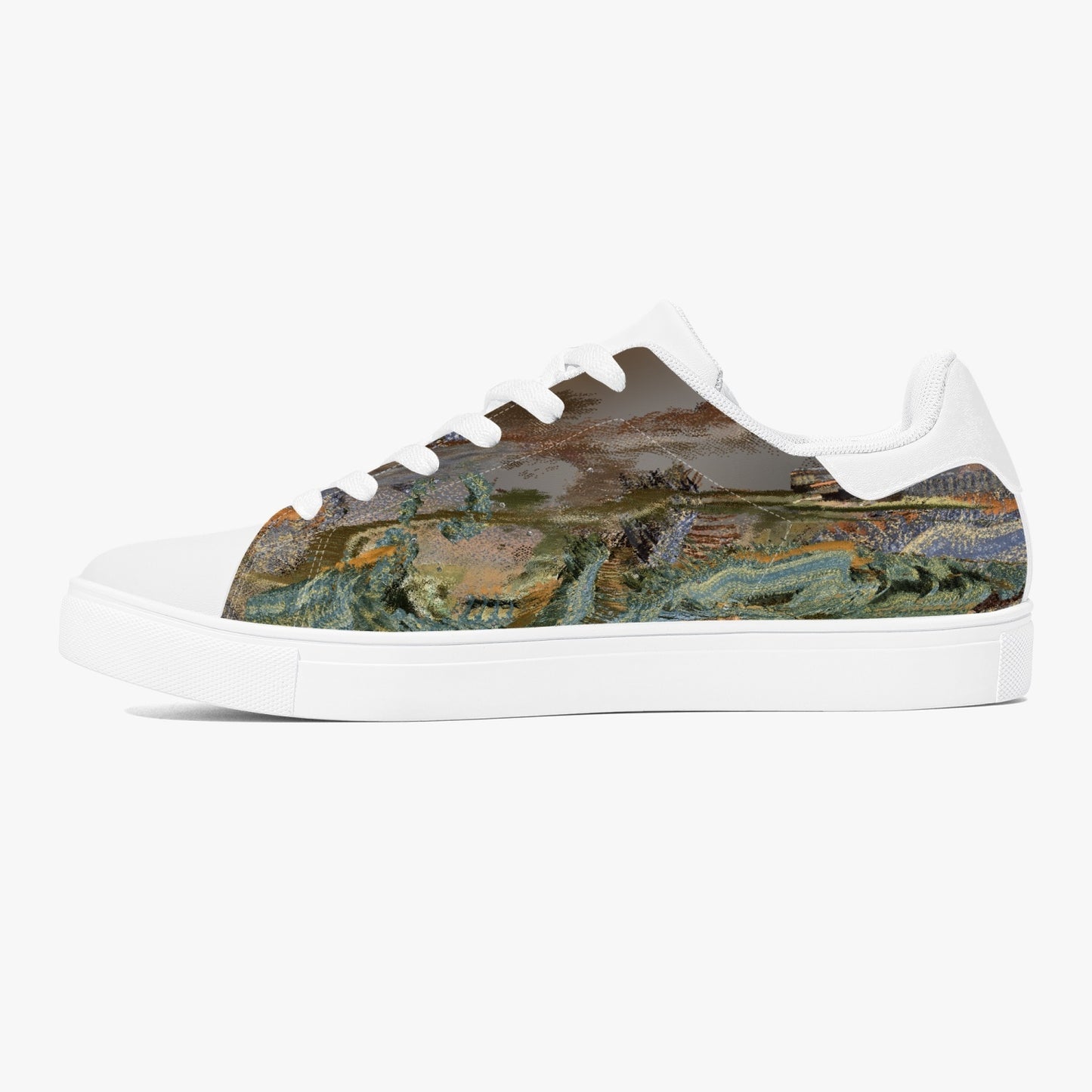 190. Classic Low-Top Leather Sneakers - White/Black BOJr design