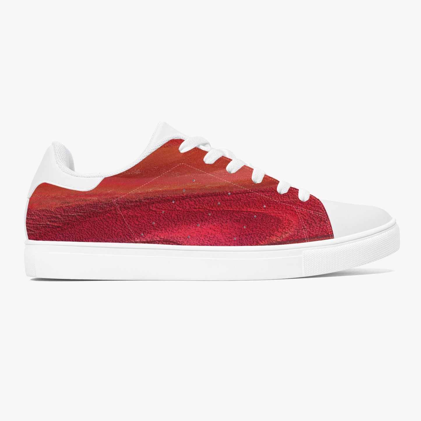 190. Classic Low-Top Leather Sneakers - White/Black BOJr design