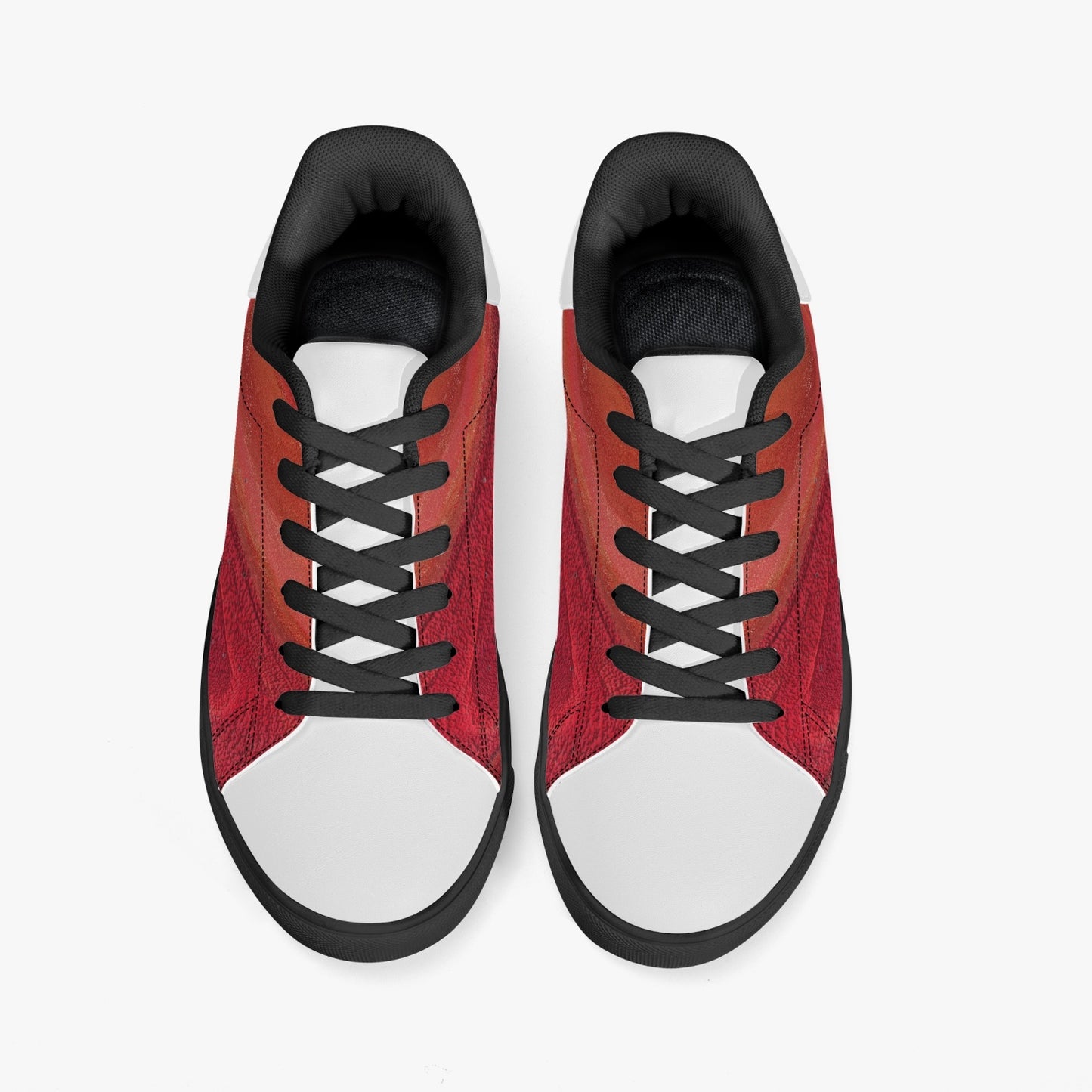 190. Classic Low-Top Leather Sneakers - White/Black BOJr design