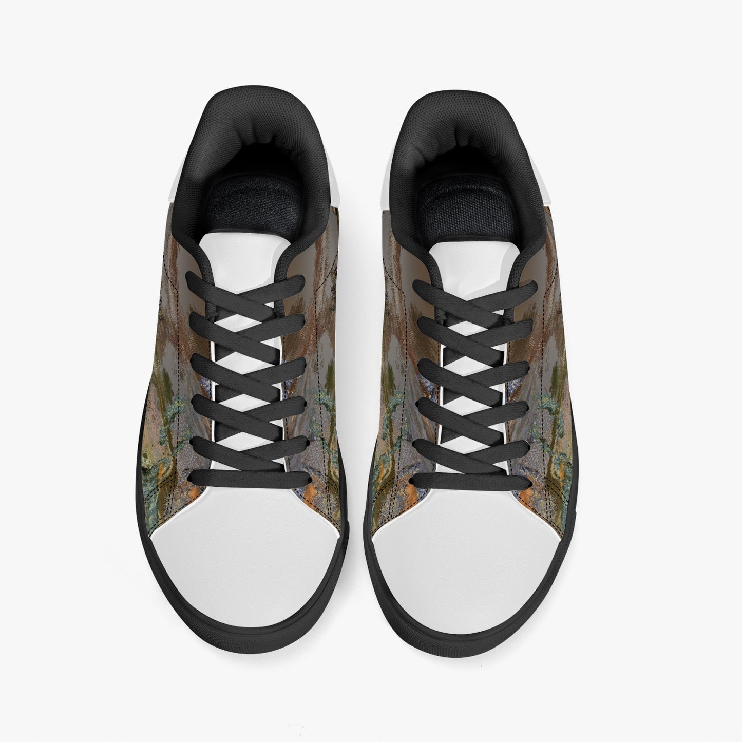190. Classic Low-Top Leather Sneakers - White/Black BOJr design