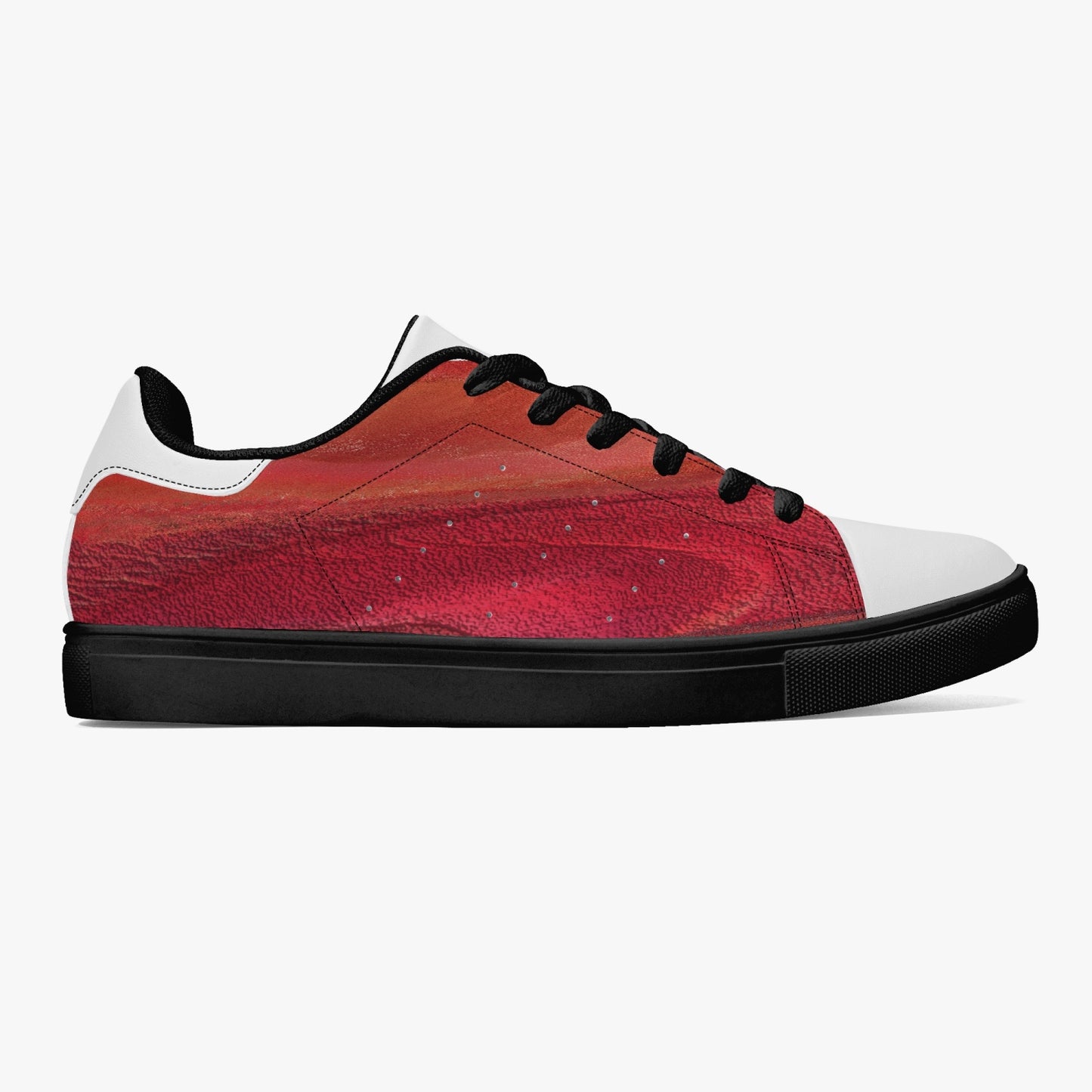 190. Classic Low-Top Leather Sneakers - White/Black BOJr design