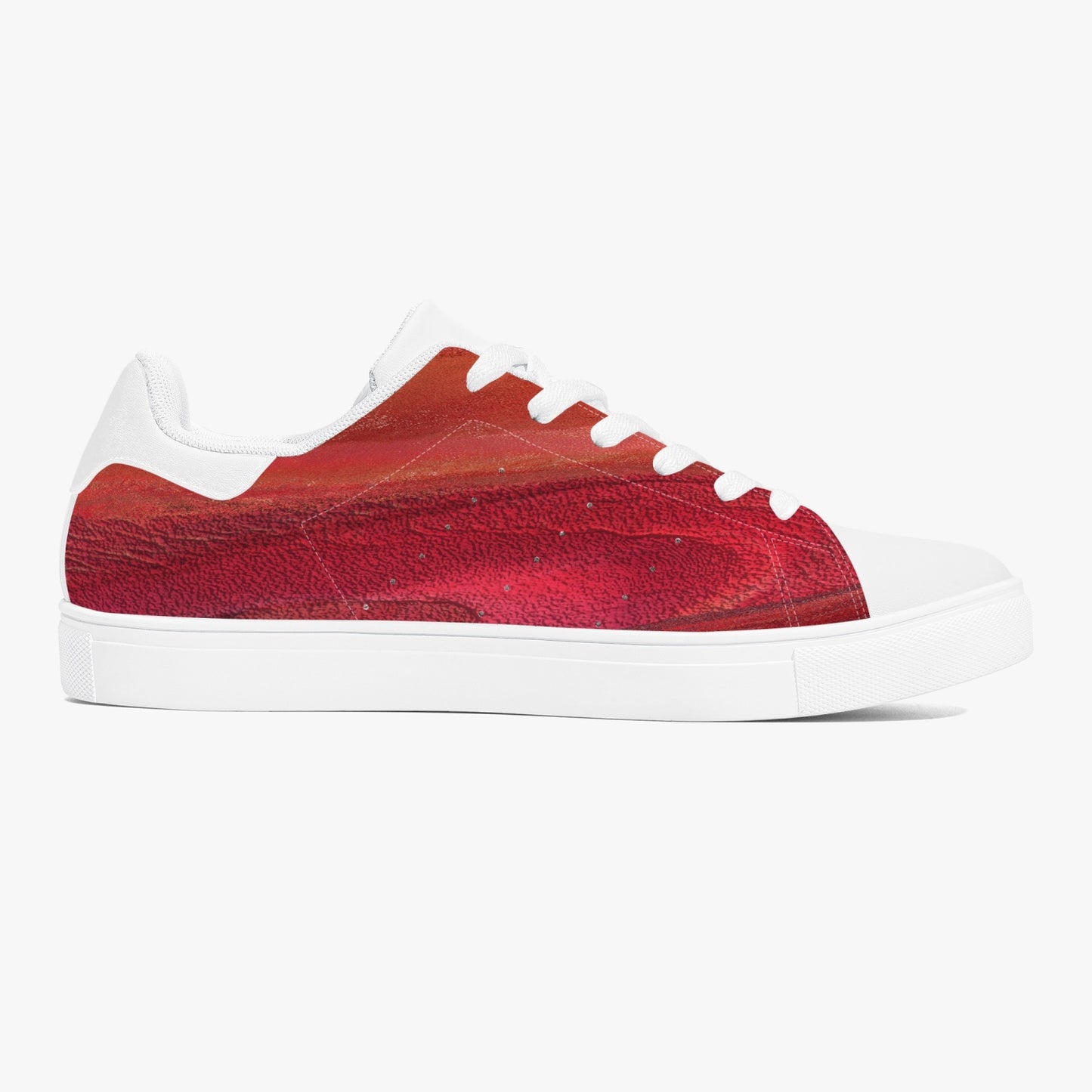 190. Classic Low-Top Leather Sneakers - White/Black BOJr design