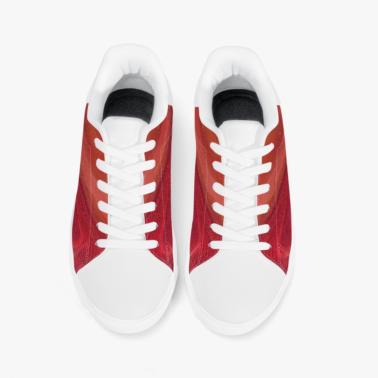 190. Classic Low-Top Leather Sneakers - White/Black BOJr design