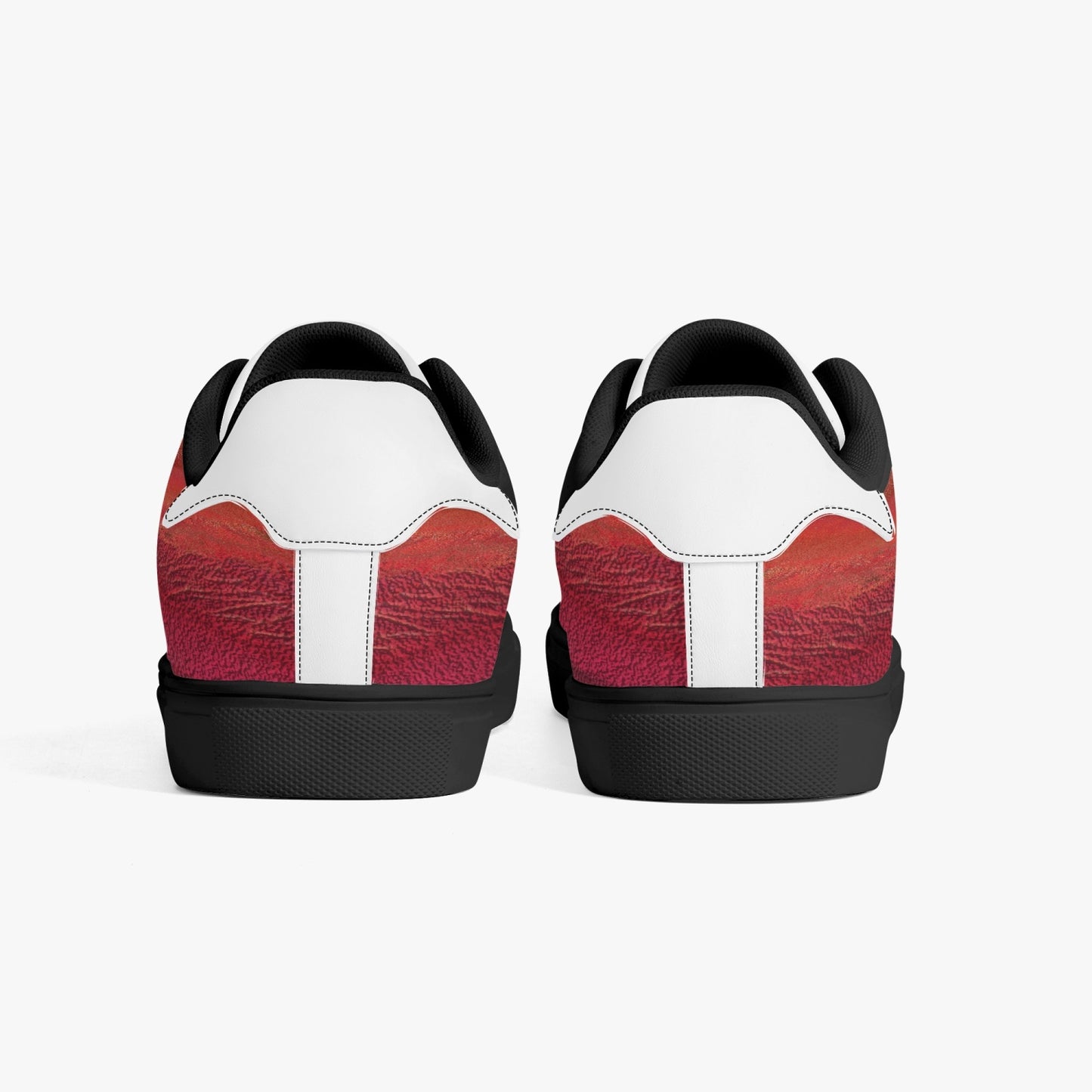 190. Classic Low-Top Leather Sneakers - White/Black BOJr design