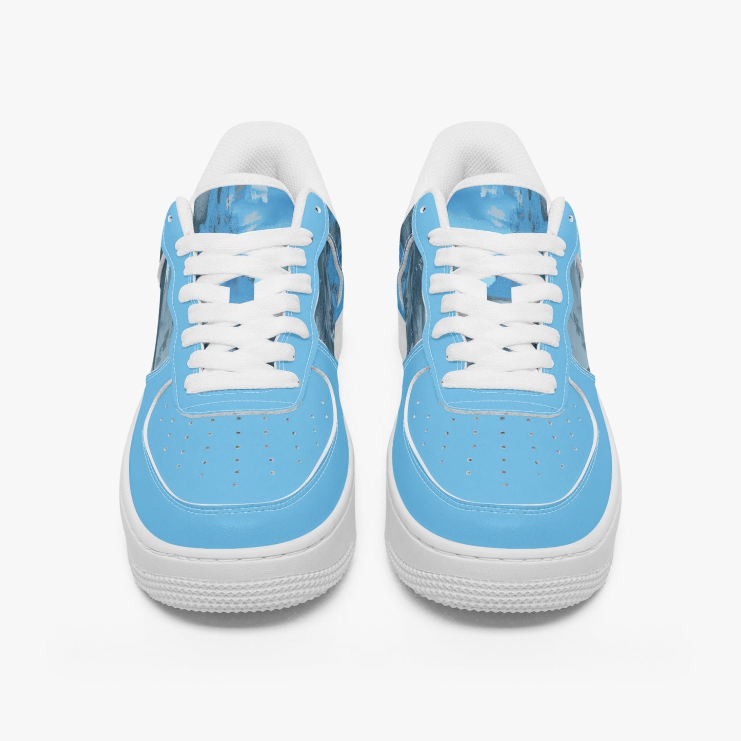 977a. Low-Top Leather Sports Sneakers BOJr design