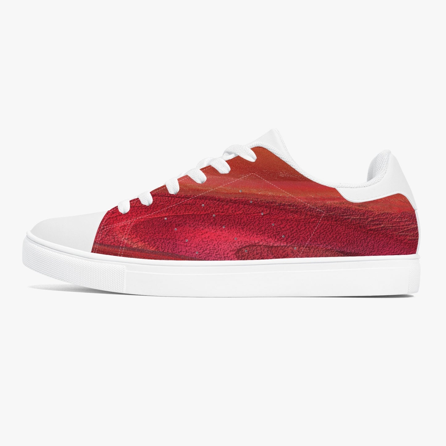 190. Classic Low-Top Leather Sneakers - White/Black BOJr design