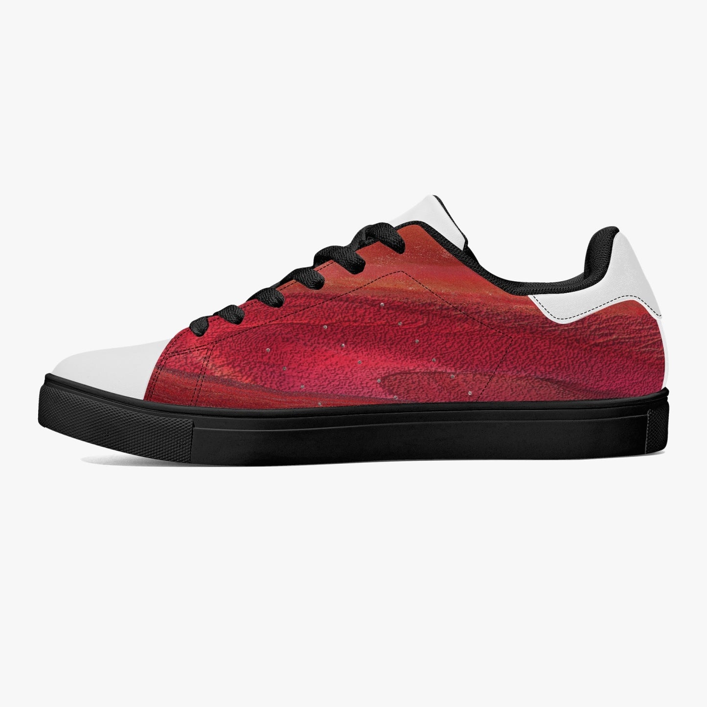 190. Classic Low-Top Leather Sneakers - White/Black BOJr design