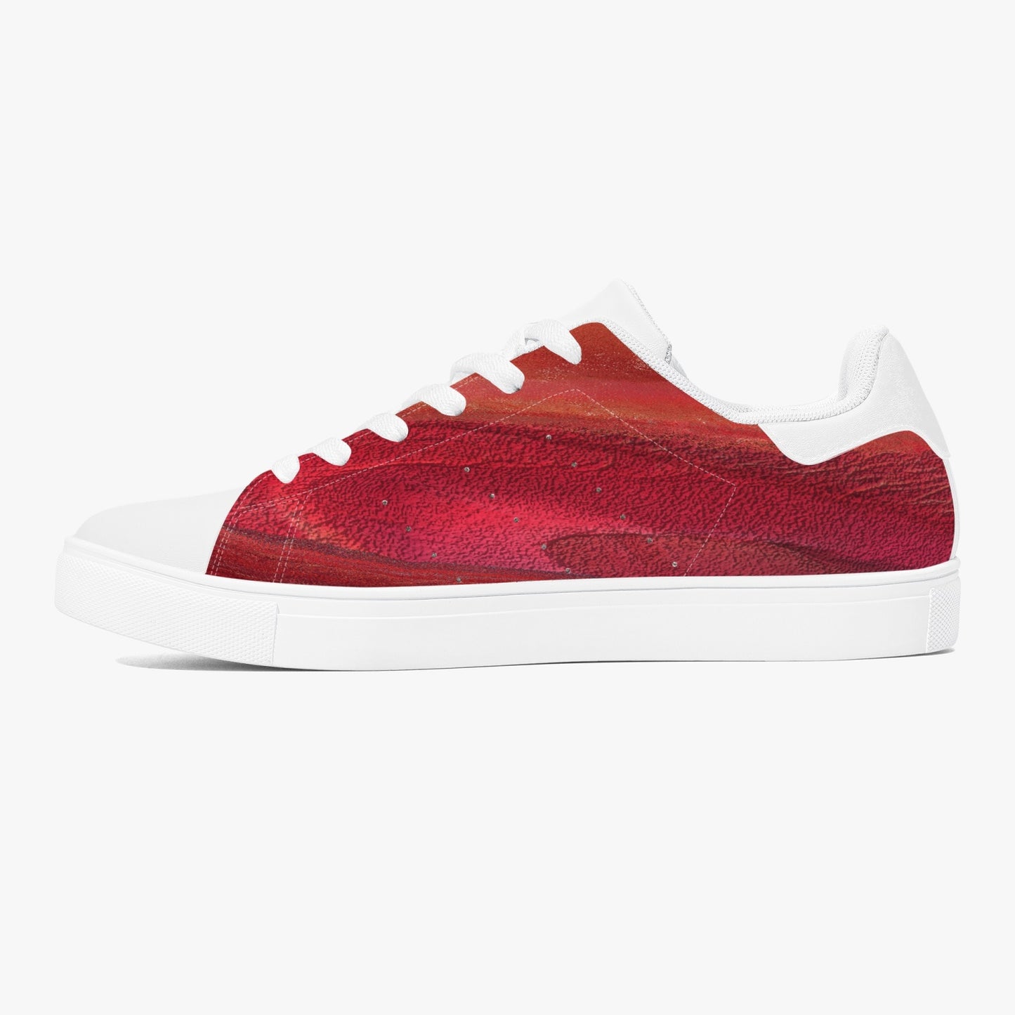 190. Classic Low-Top Leather Sneakers - White/Black BOJr design