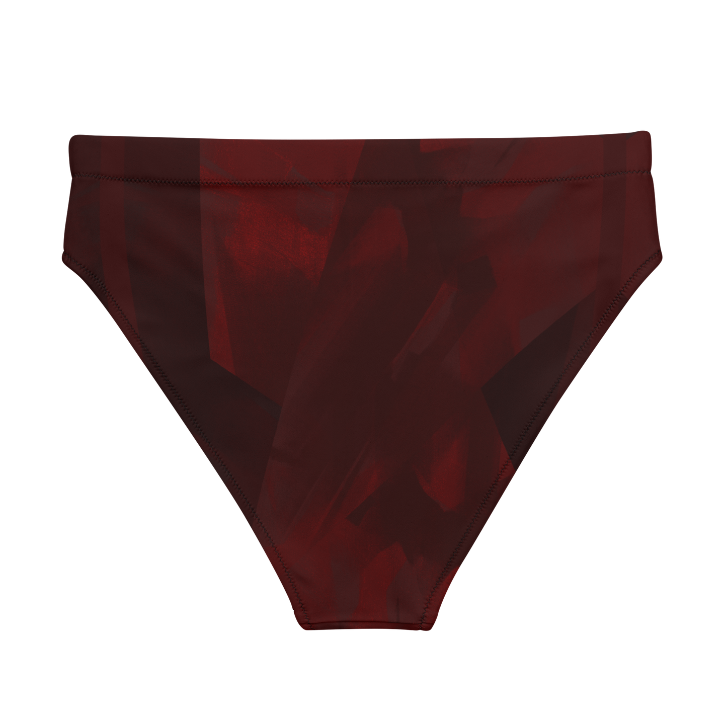Recycled high-waisted bikini bottom 1 BOJRart design