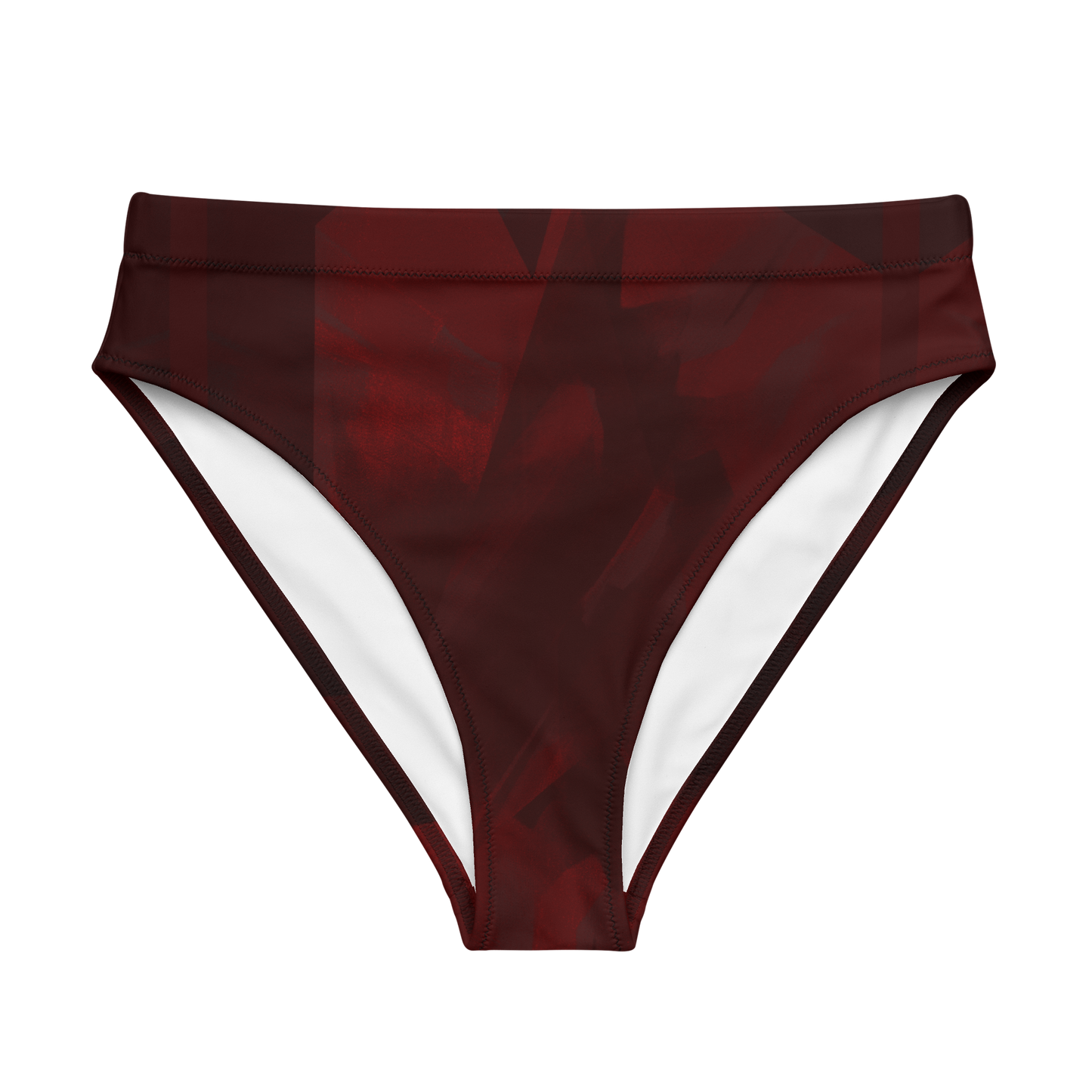 Recycled high-waisted bikini bottom 1 BOJRart design