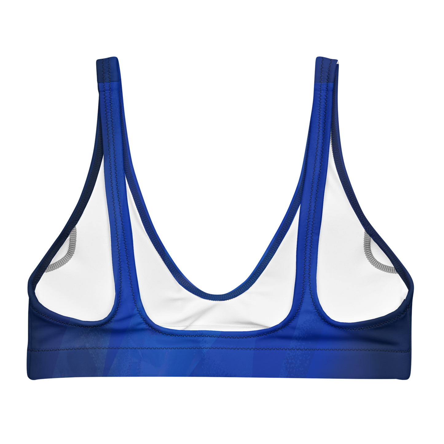 Recycled padded bikini top BOJRart design
