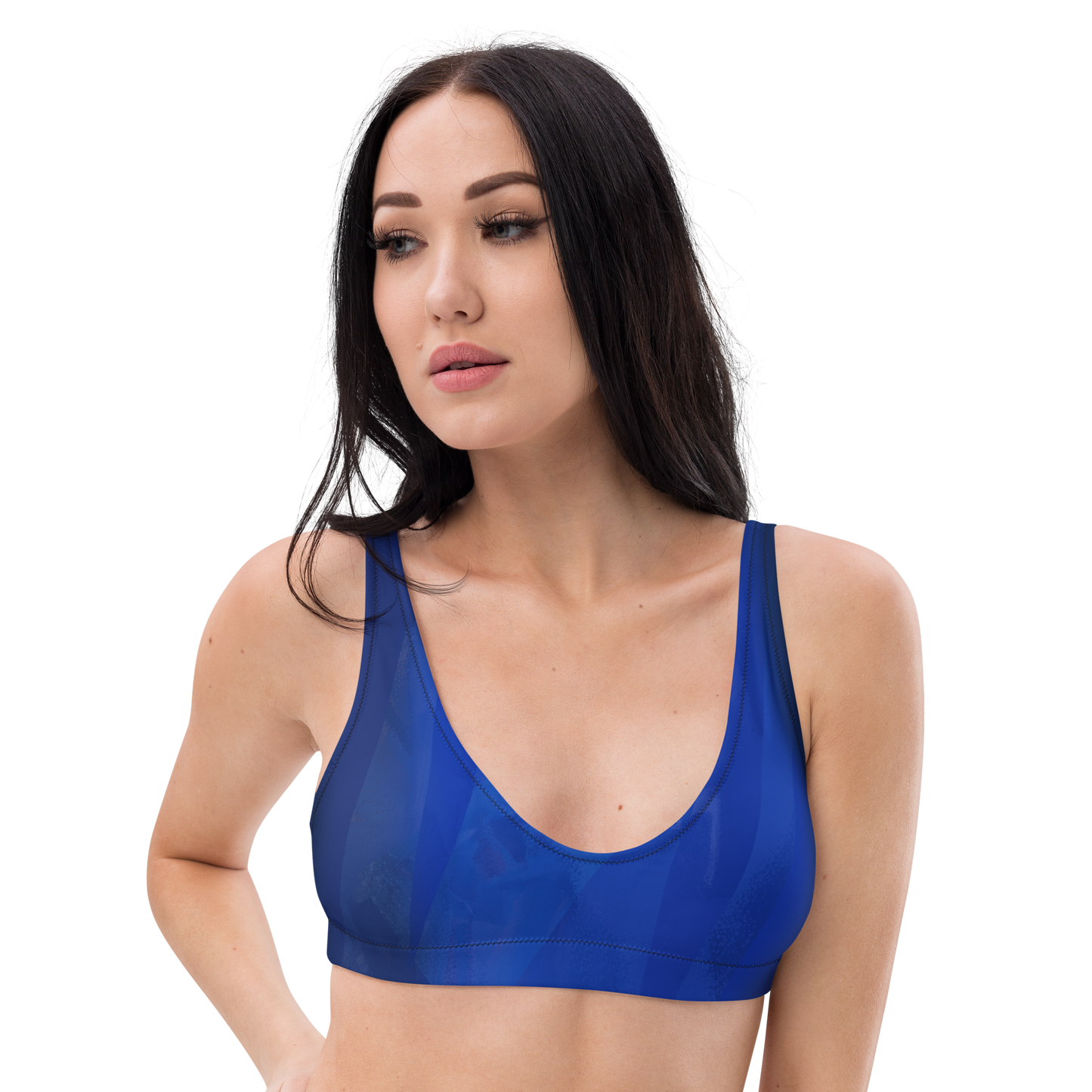 Recycled padded bikini top BOJRart design