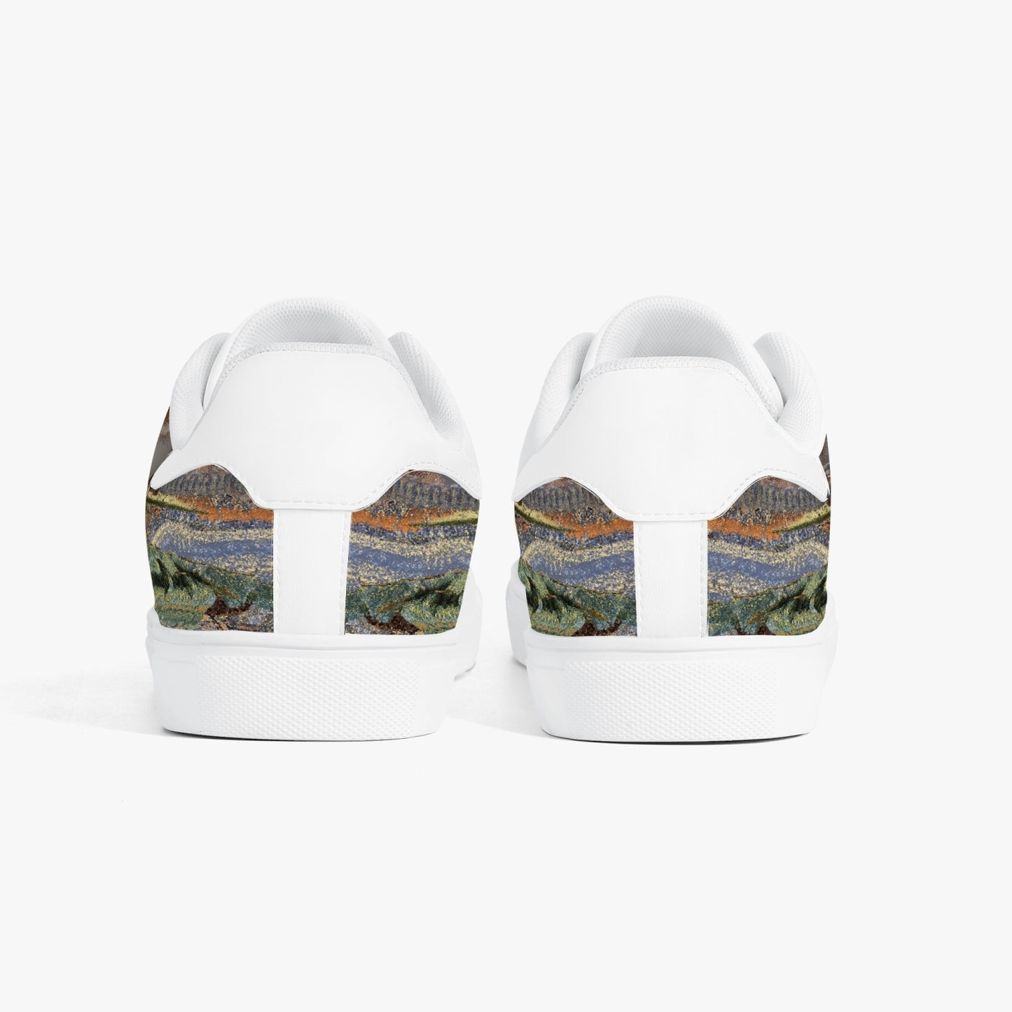 190. Classic Low-Top Leather Sneakers - White/Black BOJr design