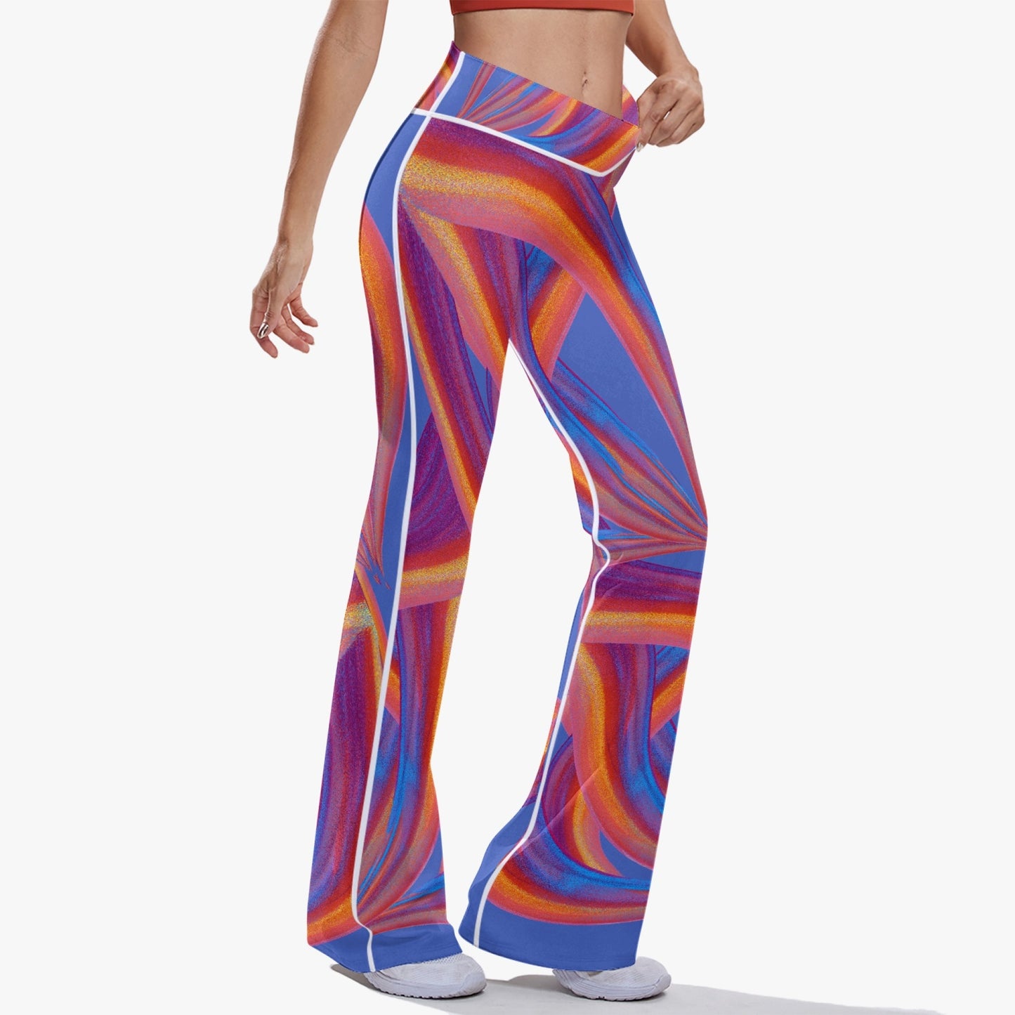 1126. High-rise Bell-bottoms Yoga Pants BOJr design