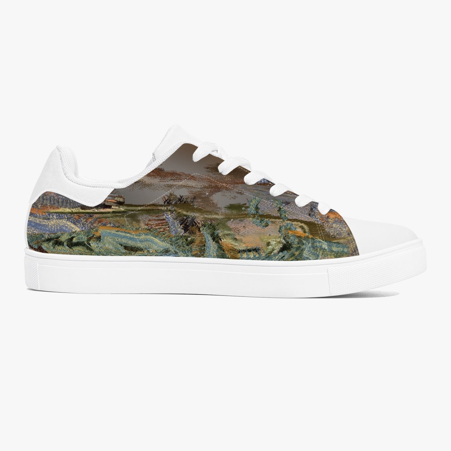 190. Classic Low-Top Leather Sneakers - White/Black BOJr design