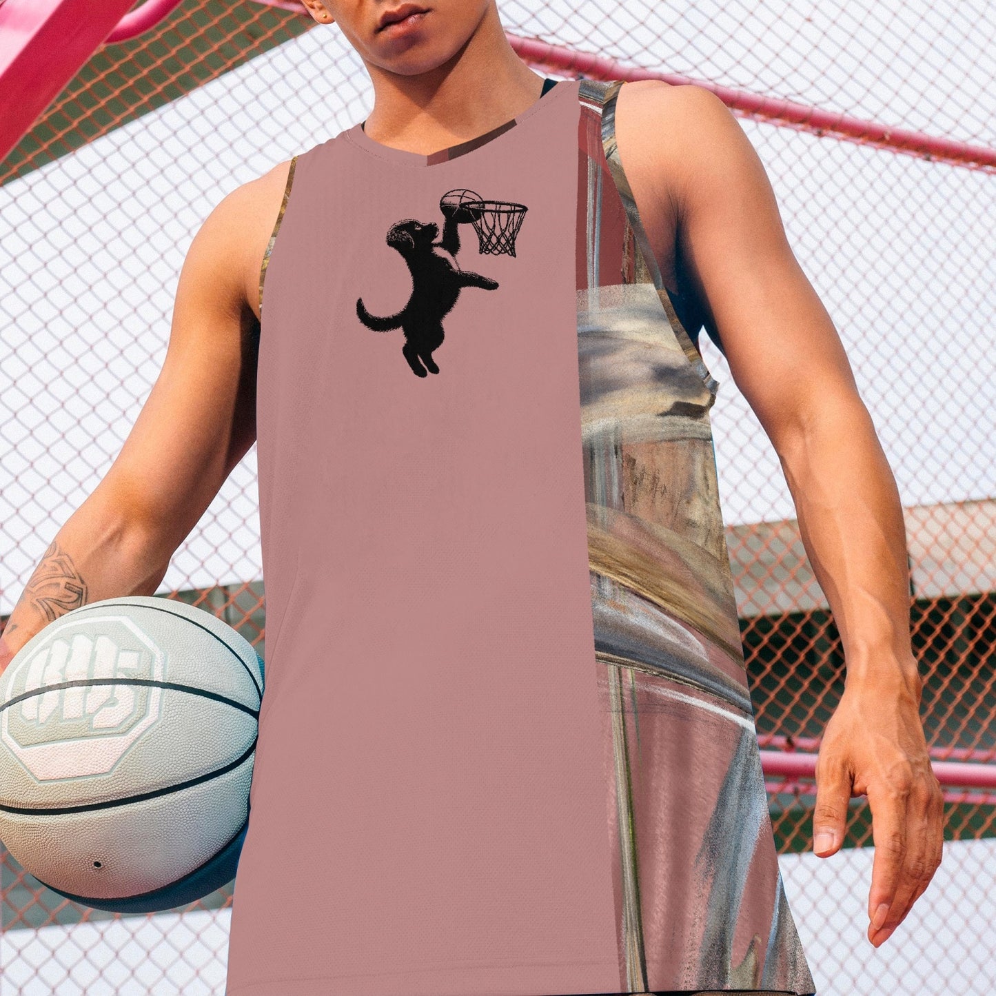 934. Adults Basketball Jersey BOJr Design