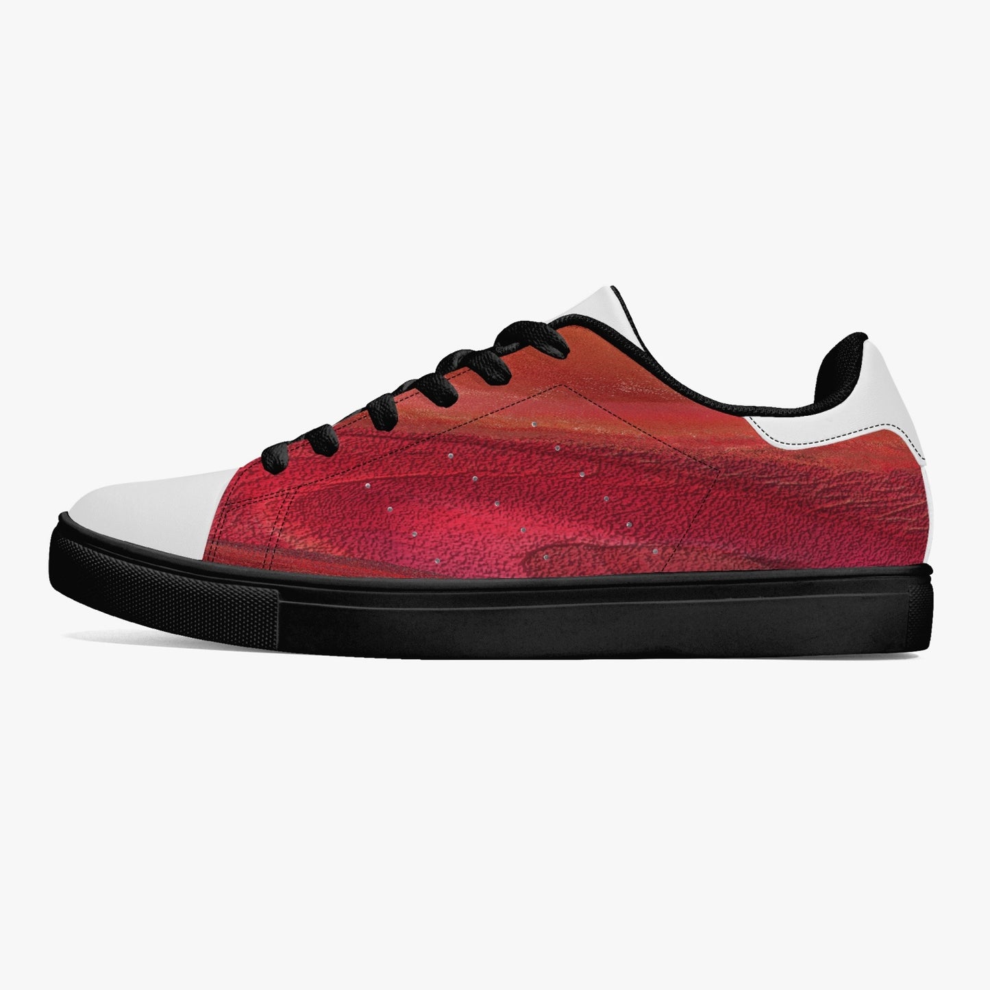 190. Classic Low-Top Leather Sneakers - White/Black BOJr design