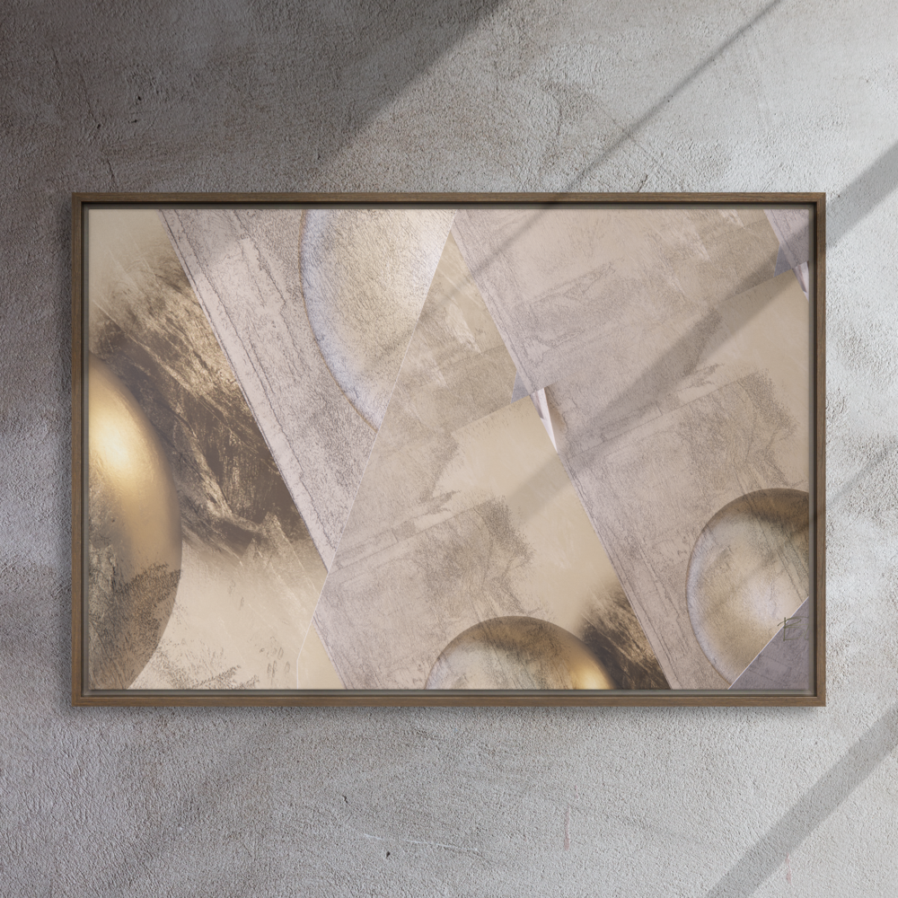 BOJRART 130 Framed Canvas Abstract Wall Art