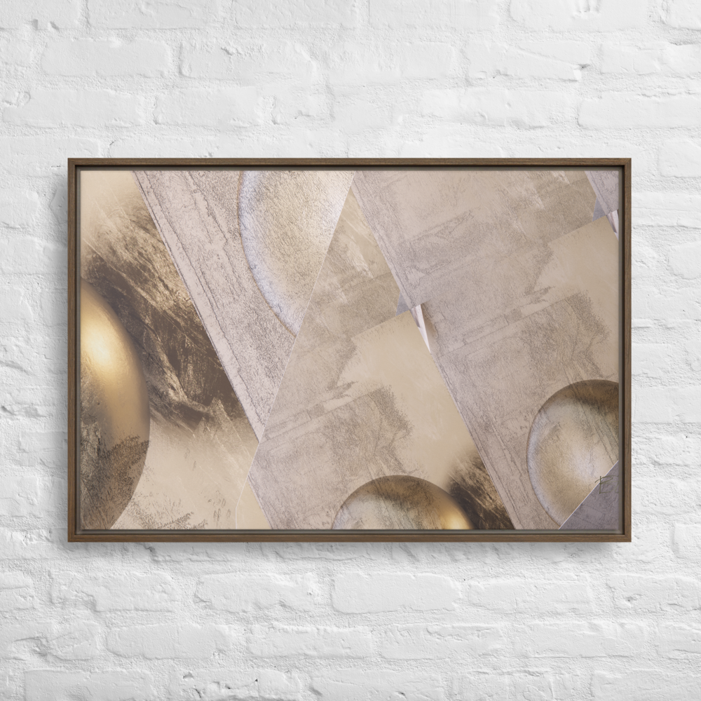 BOJRART 130 Framed Canvas Abstract Wall Art
