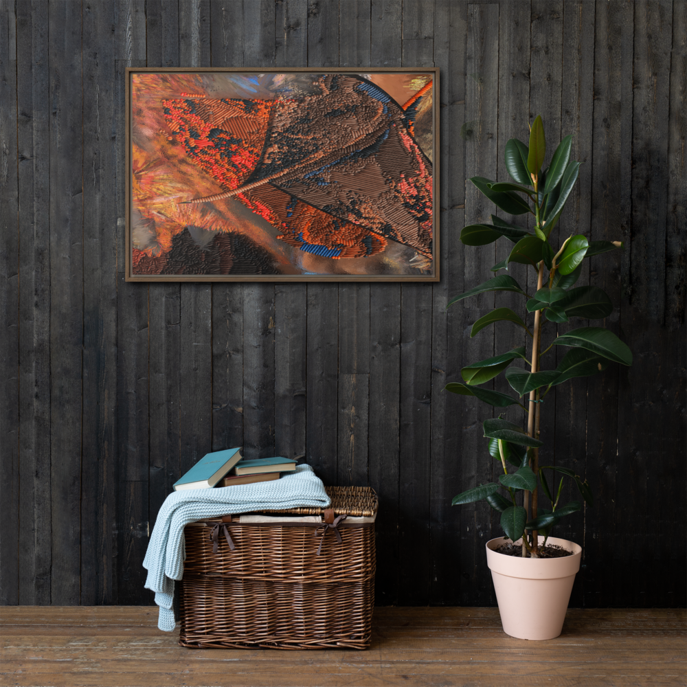 BOJRART 131 Framed Canvas Abstract Wall Art