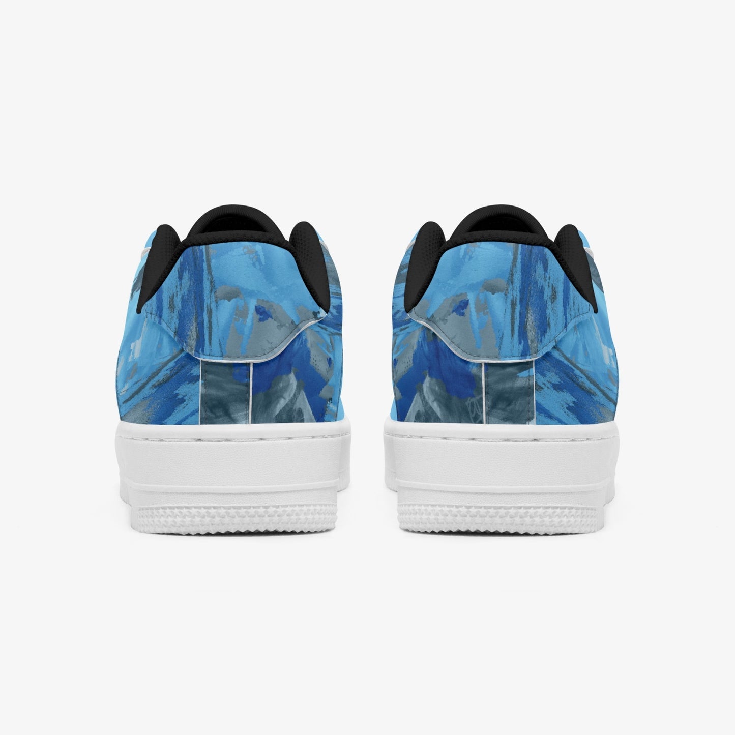 977a. Low-Top Leather Sports Sneakers  BOJr design