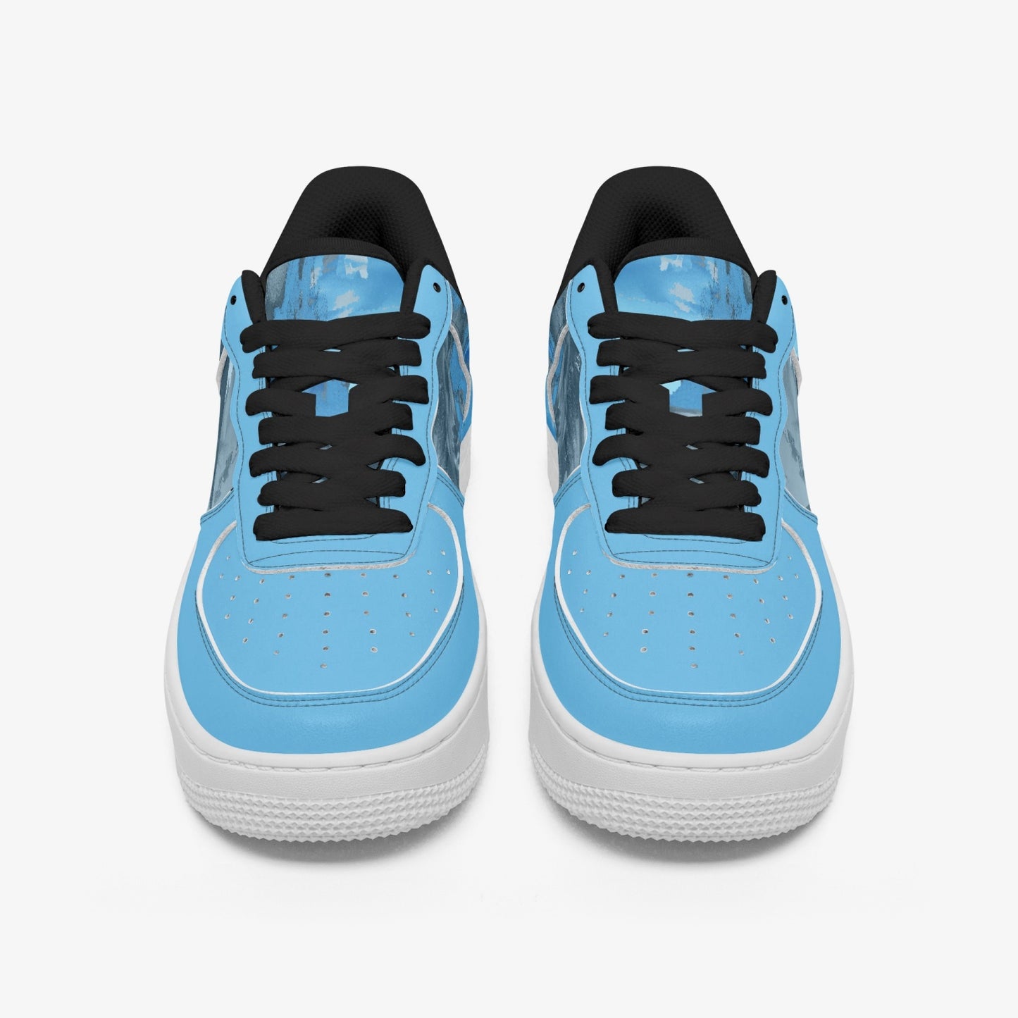 977a. Low-Top Leather Sports Sneakers  BOJr design