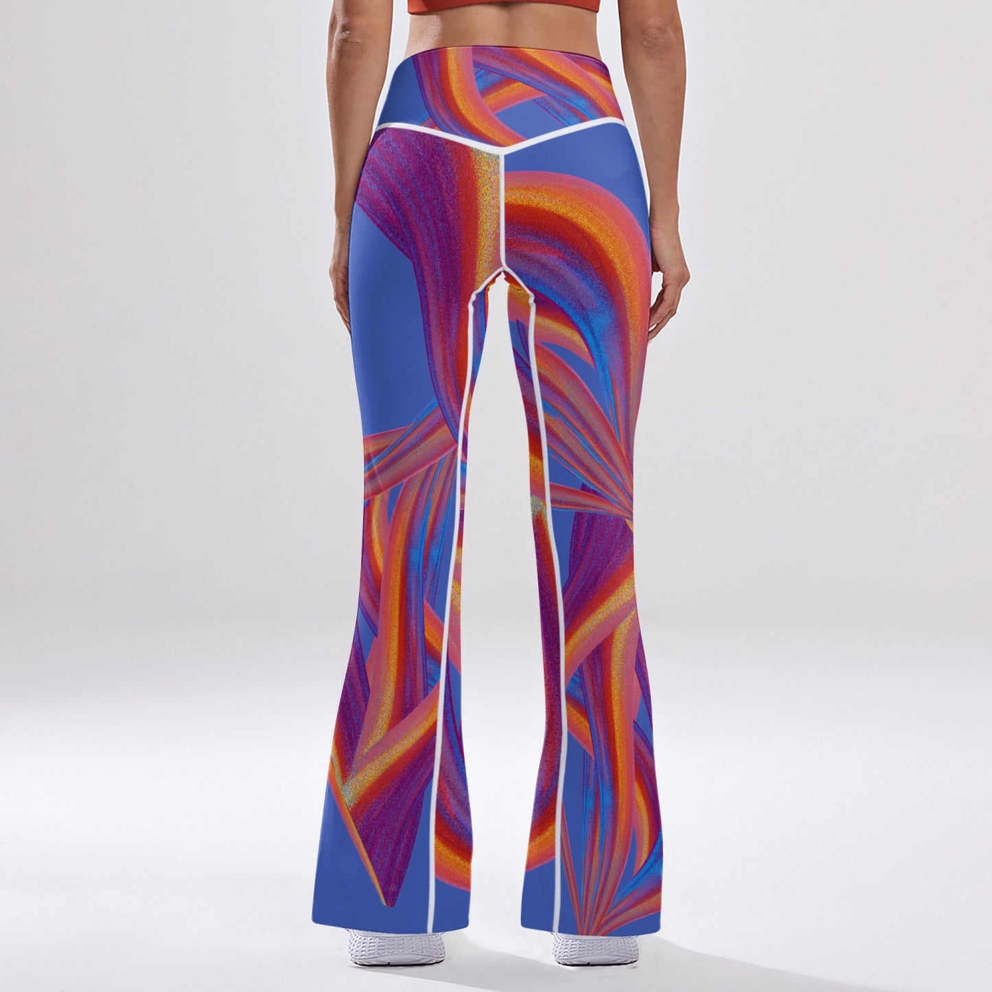 1126. High-rise Bell-bottoms Yoga Pants    BOJr design