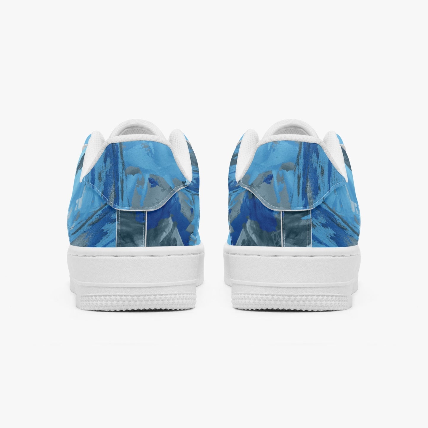 977a. Low-Top Leather Sports Sneakers  BOJr design