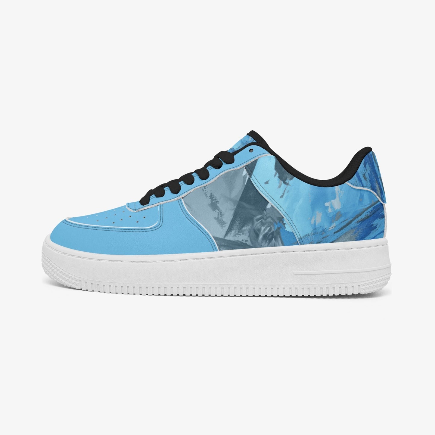 977a. Low-Top Leather Sports Sneakers  BOJr design