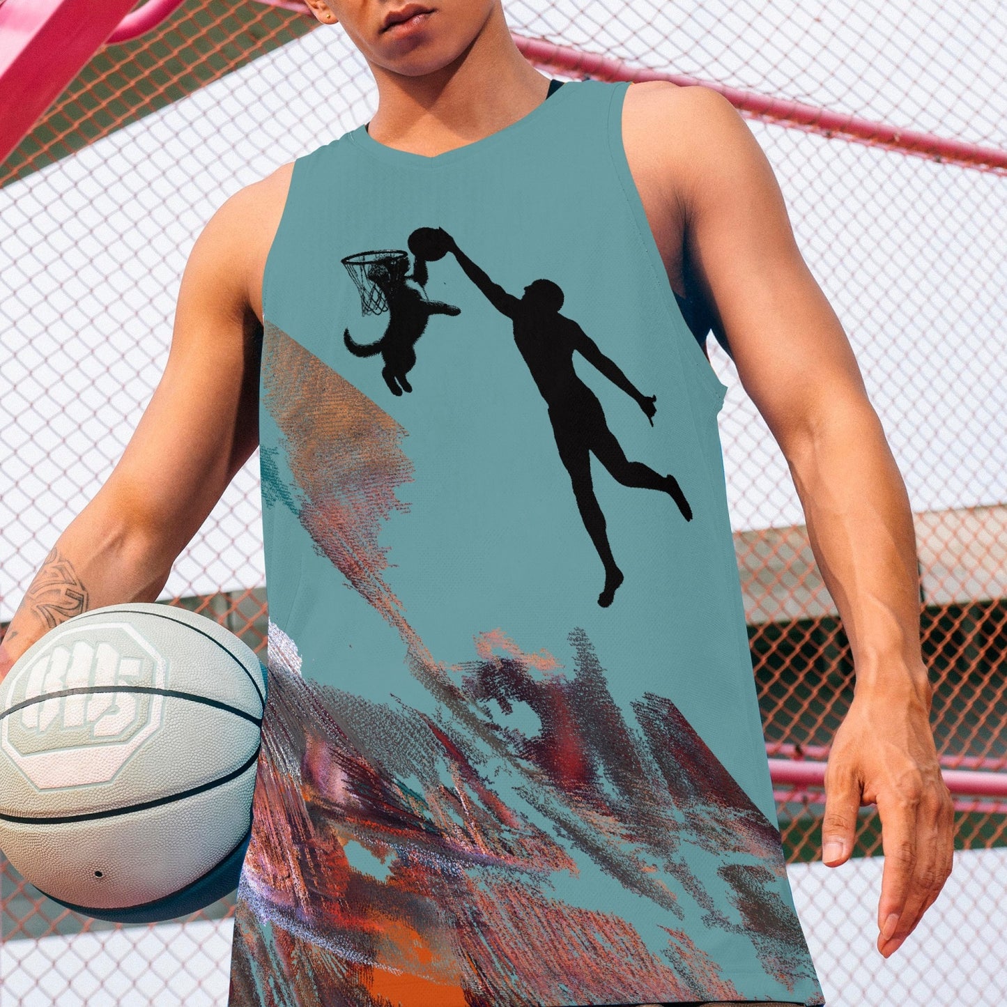 934. Adults Basketball Jersey BOJr design