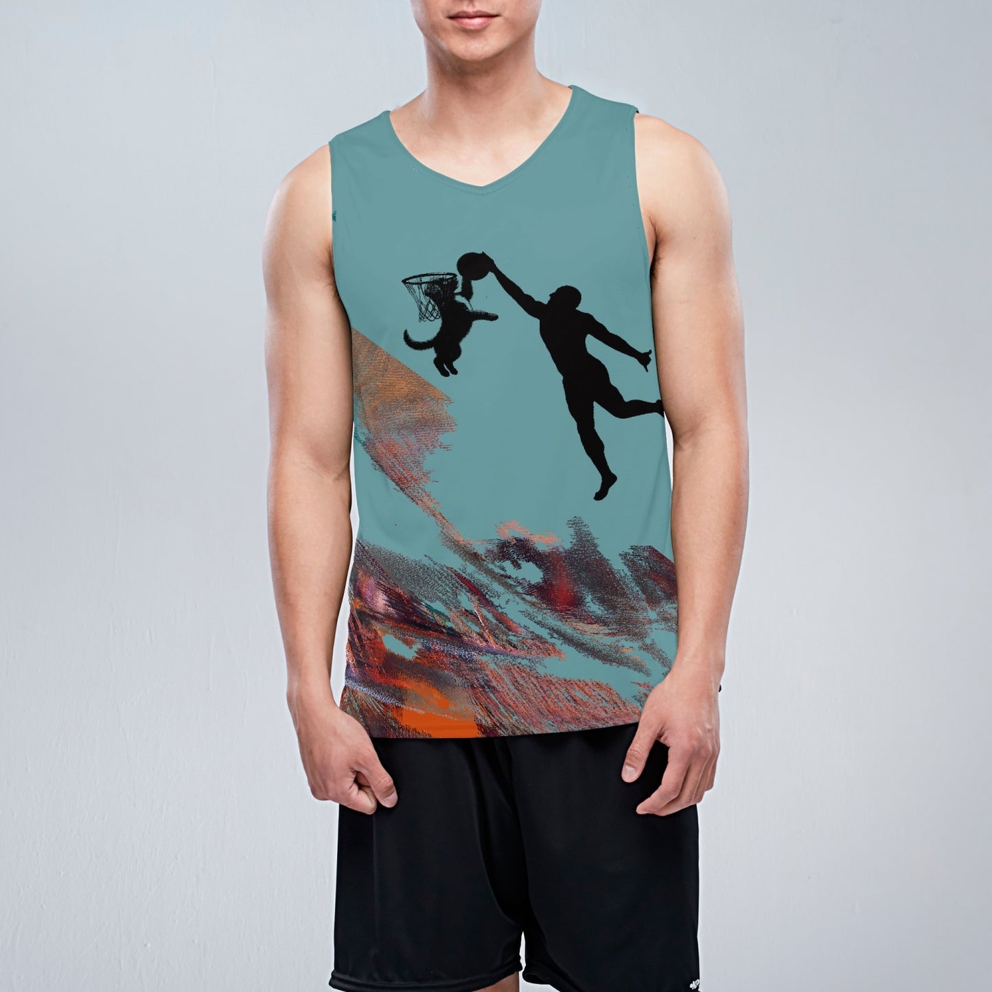 934. Adults Basketball Jersey BOJr design